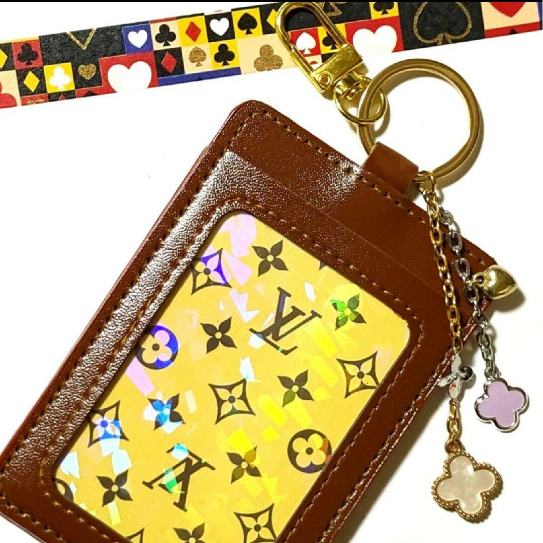 LOUIS VUITTON(ルイヴィトン)の希少✨LOUIS VUITTON✨モノグラムトランプ １枚 新品パスケースD57 レディースのファッション小物(パスケース/IDカードホルダー)の商品写真