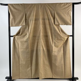 紬 身丈159.5cm 裄丈65cm 正絹 秀品 【中古】(着物)