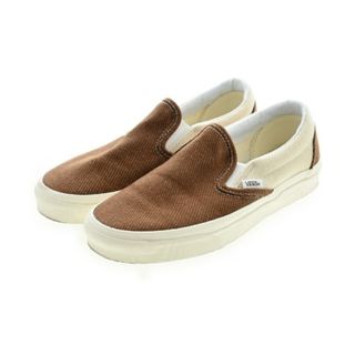 ヴァンズ(VANS)のVANS バンズ スニーカー 24cm 茶xアイボリー 【古着】【中古】(スニーカー)