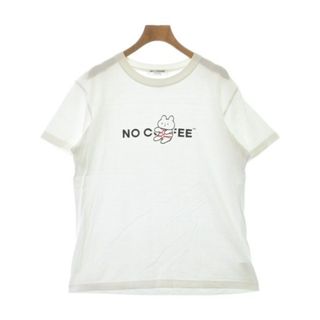 ノーコーヒー(NO COFFEE)のNO COFFEE ノーコーヒー Tシャツ・カットソー S 白 【古着】【中古】(カットソー(半袖/袖なし))