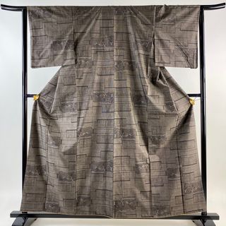 紬 身丈157cm 裄丈63.5cm 正絹 美品 秀品 【中古】(着物)