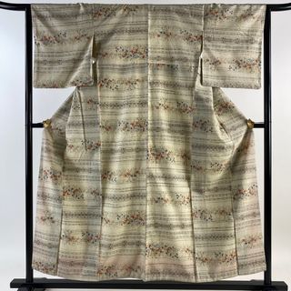 紬 身丈154.5cm 裄丈64cm 正絹 優品 【中古】(着物)