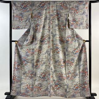 小紋 身丈161cm 裄丈65cm 正絹 美品 優品 【中古】(着物)