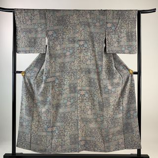 小紋 身丈153cm 裄丈64cm 正絹 優品 【中古】(着物)