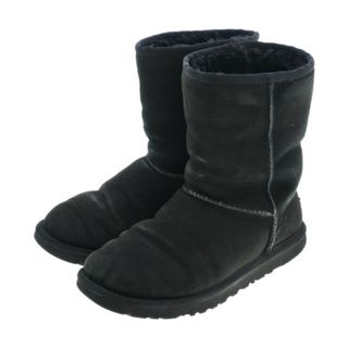 アグオーストラリア(UGG AUSTRALIA)のUGG australia アグオーストラリア ブーツ 23cm 黒 【古着】【中古】(ブーツ)