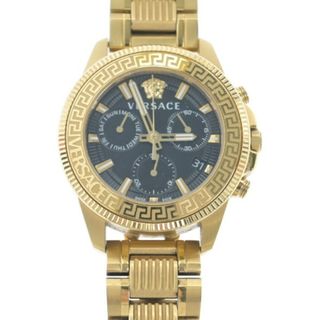 ヴェルサーチ(VERSACE)のVERSACE ヴェルサーチ 腕時計 - 黒xゴールド 【古着】【中古】(その他)