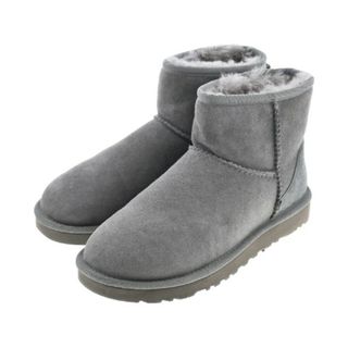 アグオーストラリア(UGG AUSTRALIA)のUGG australia アグオーストラリア ブーツ 24cm グレー 【古着】【中古】(ブーツ)