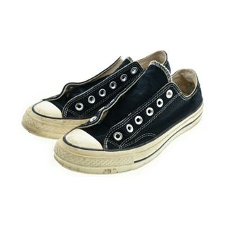 コンバース(CONVERSE)のCONVERSE コンバース スニーカー 24cm 黒 【古着】【中古】(スニーカー)