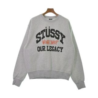 ステューシー(STUSSY)のSTUSSY ステューシー スウェット L グレー 【古着】【中古】(スウェット)