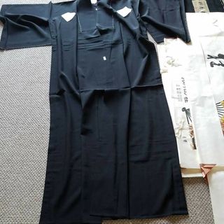 夏用　着物喪服　長襦袢、帯付き(着物)