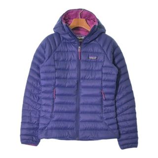 パタゴニア(patagonia)のpatagonia パタゴニア ダウンジャケット/ダウンベスト XS 青 【古着】【中古】(ダウンジャケット)