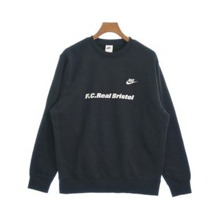 F.C.R.B エフシーアールビー スウェット L 黒 【古着】【中古】(スウェット)