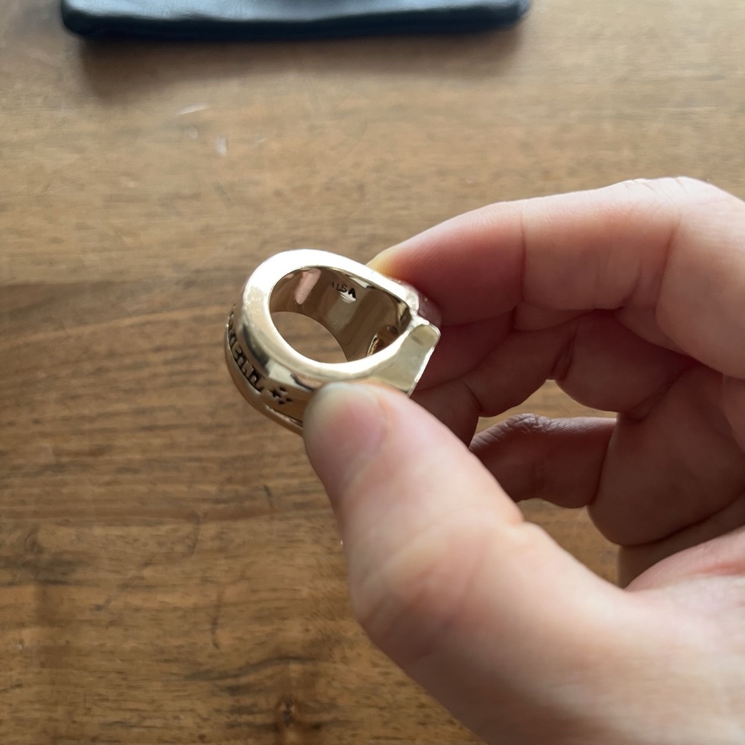 TENDERLOIN - TENDERLOIN ◇H.S RING GOLD/STONE 13号◇超美品の TENDERLOIN - TENDERLOIN ◇H.S RING GOLD/STONE 13号◇超美品の