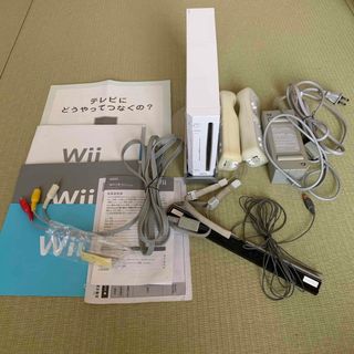 ニンテンドウ(任天堂)のWii本体セット(家庭用ゲーム機本体)