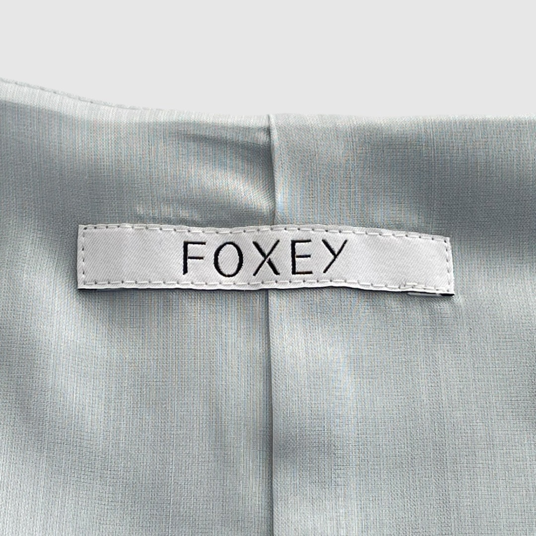 FOXEY(フォクシー)のFOXEY フォクシー サックスブルー Renoir Dress レディースのワンピース(ひざ丈ワンピース)の商品写真