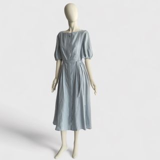 FOXEY - FOXEY フォクシー サックスブルー Renoir Dress