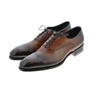 サントーニ(Santoni)のSANTONI ビジネス・ドレスシューズ UK10(28.5cm位) 茶 【古着】【中古】(ドレス/ビジネス)