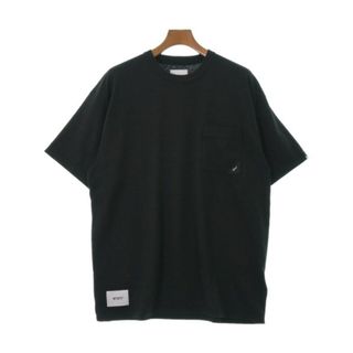 WTAPS ダブルタップス Tシャツ・カットソー 03(L位) 黒 【古着】【中古】(Tシャツ/カットソー(半袖/袖なし))