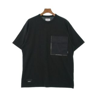 WTAPS ダブルタップス Tシャツ・カットソー 03(L位) 黒 【古着】【中古】(Tシャツ/カットソー(半袖/袖なし))