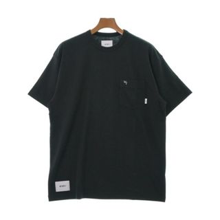 WTAPS ダブルタップス Tシャツ・カットソー 02(M位) 黒 【古着】【中古】(Tシャツ/カットソー(半袖/袖なし))