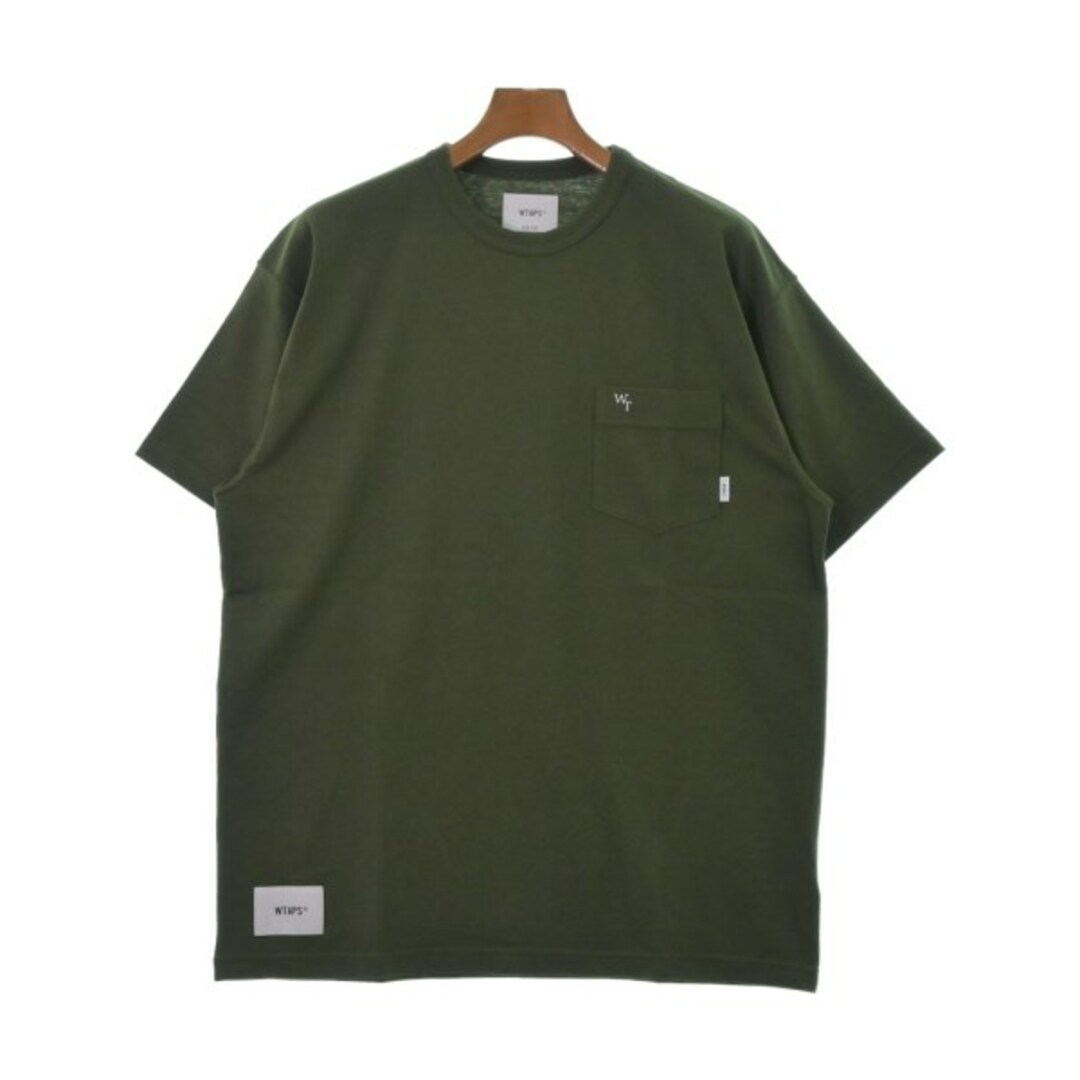 WTAPS ダブルタップス Tシャツ・カットソー 02(M位) カーキ 【古着】【中古】 メンズのトップス(Tシャツ/カットソー(半袖/袖なし))の商品写真