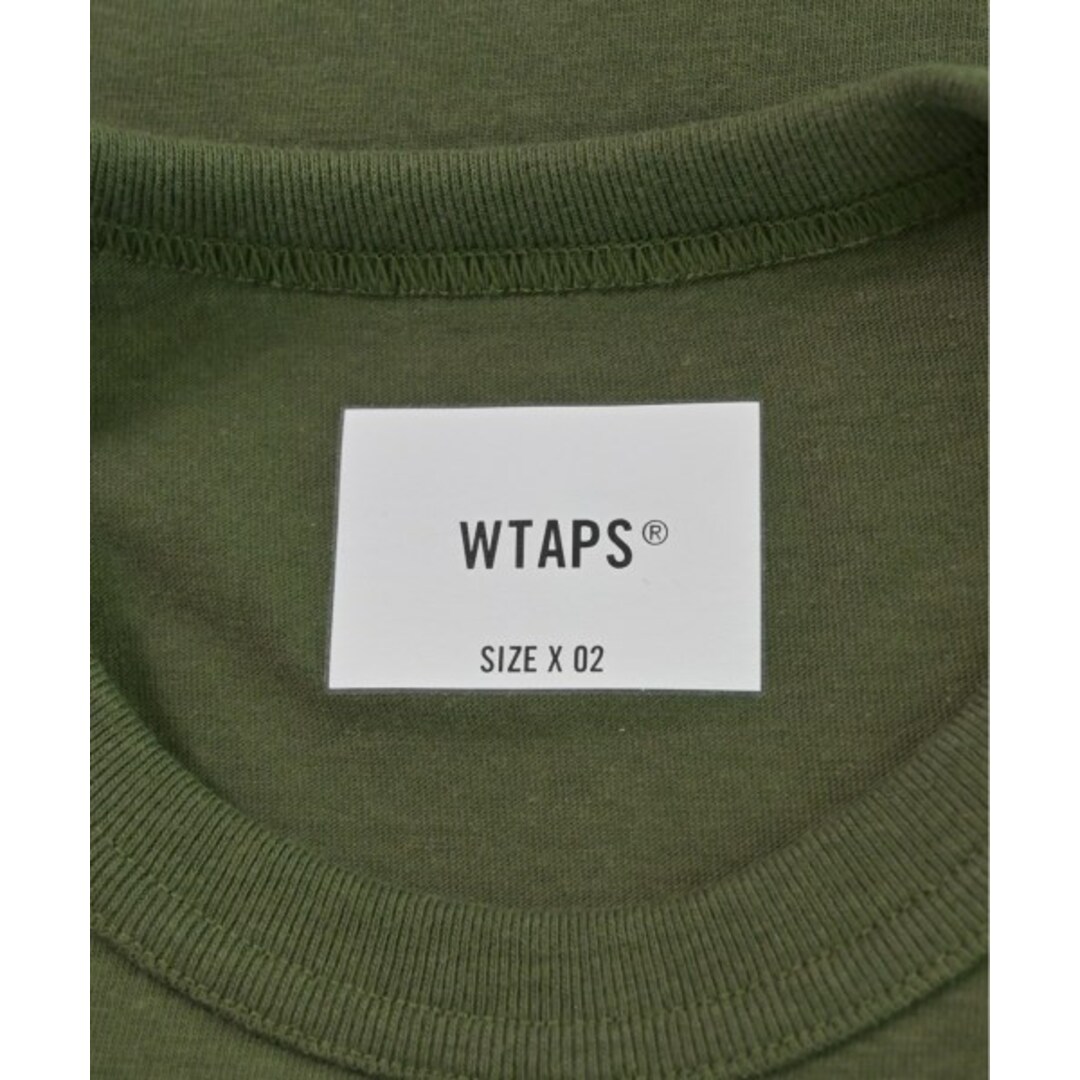 WTAPS ダブルタップス Tシャツ・カットソー 02(M位) カーキ 【古着】【中古】 メンズのトップス(Tシャツ/カットソー(半袖/袖なし))の商品写真