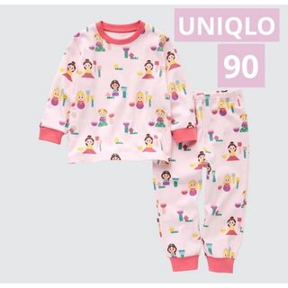 ユニクロ(UNIQLO)のUNIQLO ユニクロ 長袖 パジャマ ディズニー　KIDEA キディア 90(パジャマ)