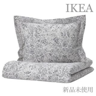 イケア(IKEA)の【新品未使用】シングル掛け布団カバーセットÄNGSKLOCKA IKEA(シーツ/カバー)