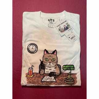 ユニクロ(UNIQLO)の【新品・タグ付き】UNIQLO UT 村上春樹さんコラボTシャツ(Tシャツ/カットソー(半袖/袖なし))