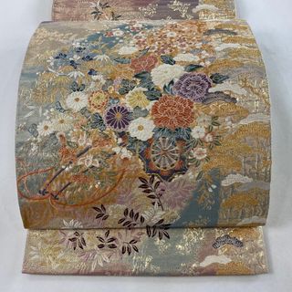 袋帯 美品 秀品 六通 正絹 【中古】(帯)