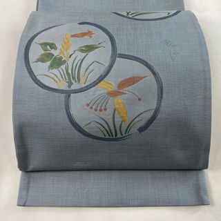 袋帯 美品 名品 六通 正絹 【中古】(帯)