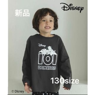 ペアマノン(pairmanon)の新品　ペアマノン　ディズニー　長袖　101匹わんちゃん　ブラック　130(Tシャツ/カットソー)