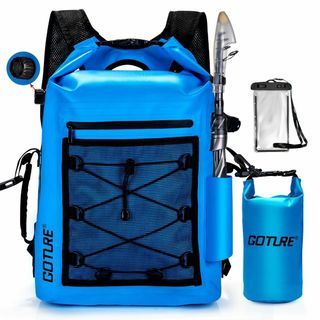 【色: ブルー 25L+2L·防水ポーチ付き】Goture 25L ドライバッグ(その他)