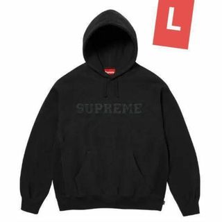 シュプリーム(Supreme)のL Supreme ss24 シュプリーム パーカー フーディー ブラック 黒(パーカー)