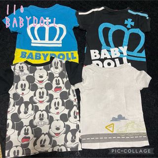 ベビードール(BABYDOLL)のBABYDOLL 半袖 Tシャツ 4枚セット 110(Tシャツ/カットソー)