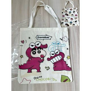 【新品】クレヨンしんちゃん　トートバッグ　エコバック　36×39cm