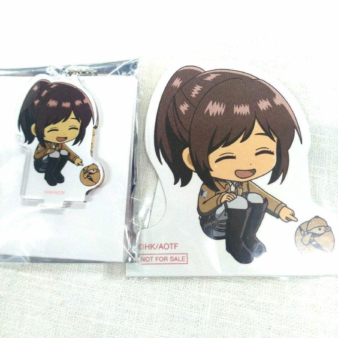 【匿名配送】進撃の巨人　サシャ　カワスイ　川崎水族館　アクリルキーホルダー　景品 エンタメ/ホビーのアニメグッズ(キーホルダー)の商品写真