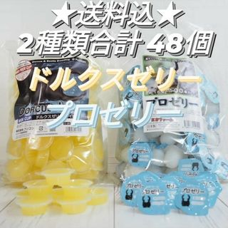 昆虫餌用ゼリー　ドルクスゼリー　プロゼリー　2種類合計48個(虫類)