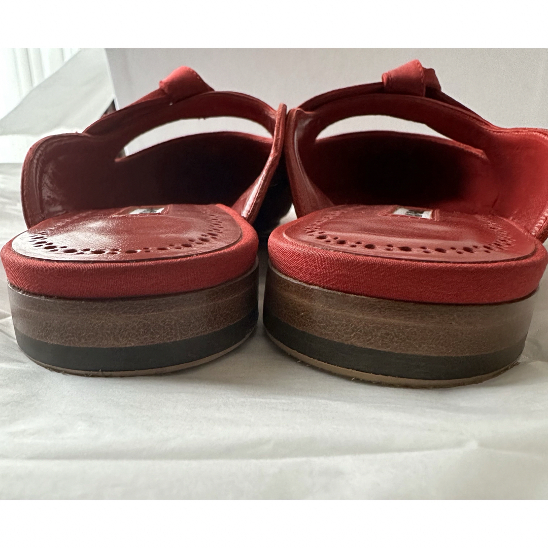 MANOLO BLAHNIK マロブラニク リボン ミュール 35 MANOLO BLAHNIK マロブラニク リボン ミュール 35