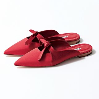 マノロブラニク(MANOLO BLAHNIK)のMANOLO BLAHNIK マロブラニク  リボン ミュール 35 (ミュール)