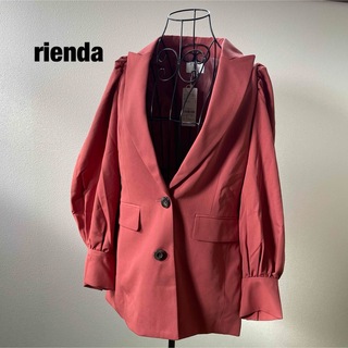 rienda - rienda ボリュームパフテーラードジャケット