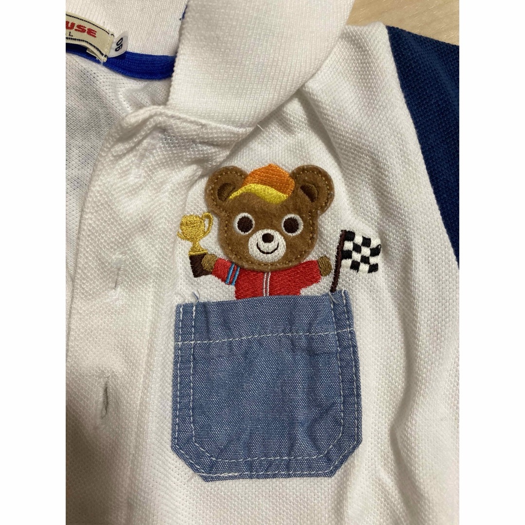 mikihouse(ミキハウス)のミキハウス　ポロシャツ キッズ/ベビー/マタニティのキッズ服男の子用(90cm~)(Tシャツ/カットソー)の商品写真