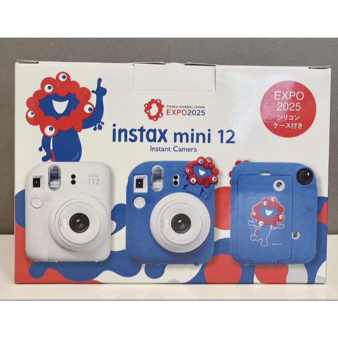 富士フイルム(フジフイルム)の特価！チェキ　INSTAX mini 12 EXPO 2025 大阪万博　コラボ スマホ/家電/カメラのカメラ(フィルムカメラ)の商品写真