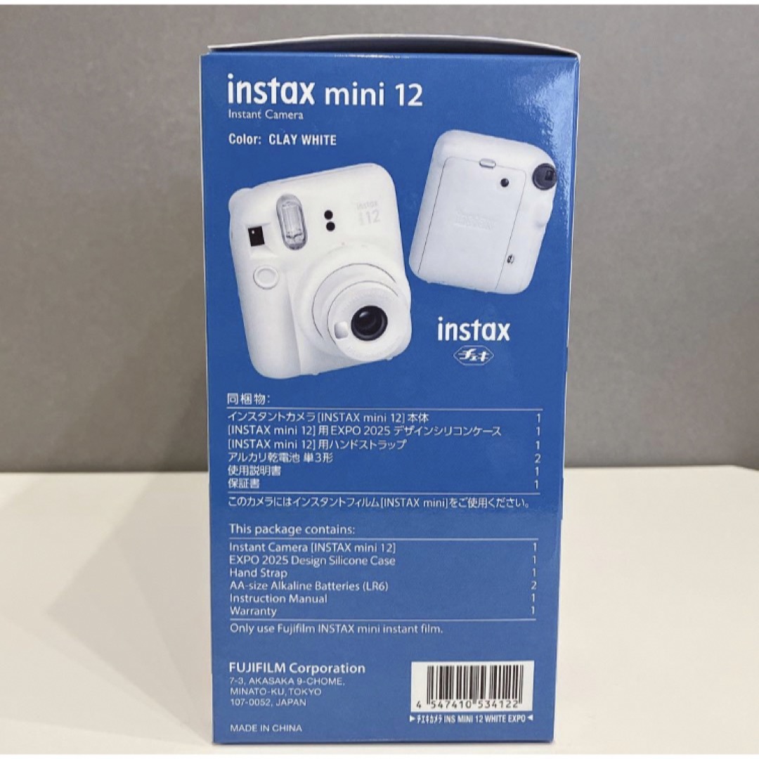 富士フイルム(フジフイルム)の特価！チェキ　INSTAX mini 12 EXPO 2025 大阪万博　コラボ スマホ/家電/カメラのカメラ(フィルムカメラ)の商品写真