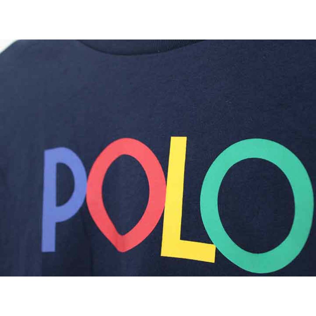 Ralph Lauren(ラルフローレン)の【夏物 新入荷!】†ラルフローレン/Ralph Lauren†140cm(M) 半袖Tシャツ/半袖カットソー 紺【中古】子供服 キッズ kids ジュニア 女の子 夏 tops 405042 キッズ/ベビー/マタニティのキッズ服女の子用(90cm~)(Tシャツ/カットソー)の商品写真