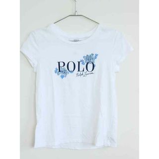 ラルフローレン(Ralph Lauren)の【夏物 新入荷!】†ラルフローレン/Ralph Lauren†140cm(M) 半袖Tシャツ/半袖カットソー 白 【中古】子供服 キッズ kids ジュニア 女の子 夏 tops 405042(Tシャツ/カットソー)