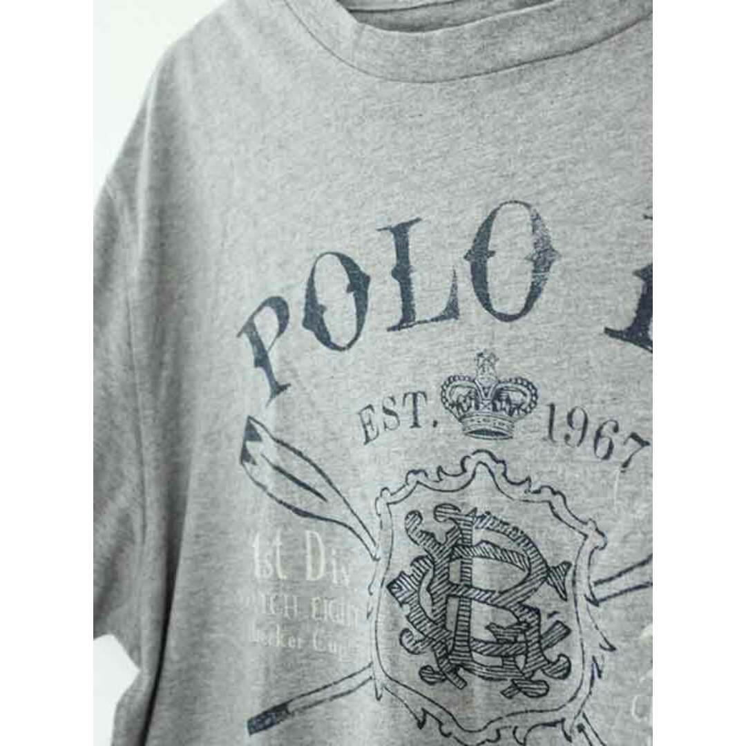 Ralph Lauren(ラルフローレン)の【夏物 新入荷!】†ラルフローレン/Ralph Lauren†170cm(XL) 半袖Tシャツ/半袖カットソー グレー【中古】子供服 キッズ kids ジュニア 男の子 夏 tops 405042 キッズ/ベビー/マタニティのキッズ服女の子用(90cm~)(Tシャツ/カットソー)の商品写真