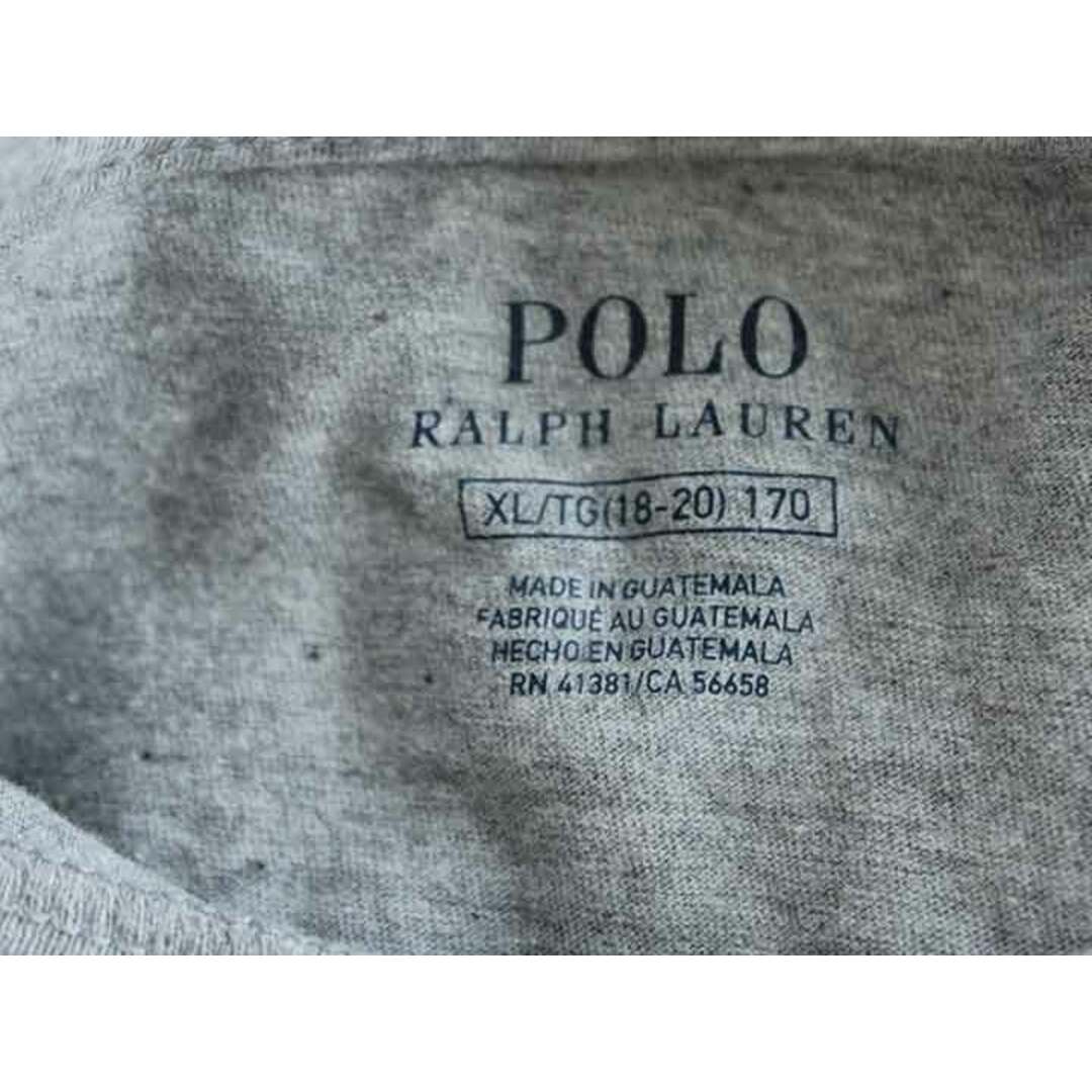 Ralph Lauren(ラルフローレン)の【夏物 新入荷!】†ラルフローレン/Ralph Lauren†170cm(XL) 半袖Tシャツ/半袖カットソー グレー【中古】子供服 キッズ kids ジュニア 男の子 夏 tops 405042 キッズ/ベビー/マタニティのキッズ服女の子用(90cm~)(Tシャツ/カットソー)の商品写真