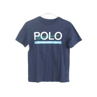 ラルフローレン(Ralph Lauren)の【夏物 新入荷!】†ラルフローレン/Ralph Lauren†140cm(S) 半袖Tシャツ/半袖カットソー 紺【中古】子供服 キッズ kids ジュニア 男の子 夏 tops 405042(Tシャツ/カットソー)