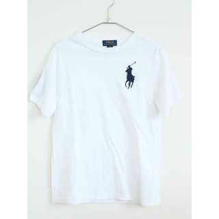 ラルフローレン(Ralph Lauren)の【夏物 新入荷!】†ラルフローレン/Ralph Lauren†150cm(M) 半袖Tシャツ/半袖カットソー 白【中古】子供服 キッズ kids ジュニア 男の子 夏 tops 405042(Tシャツ/カットソー)